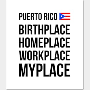 Puerto Rico Place Birthplace Workplace Homeplace Posters and Art